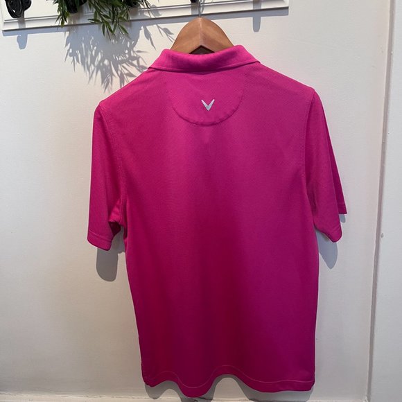Polo Shirt Callaway Golf Pink - Picture 3 of 5